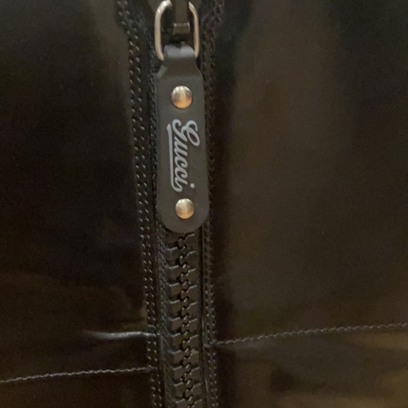 Gucci hi-gloss leather knee high boot - Picture 4 of 7